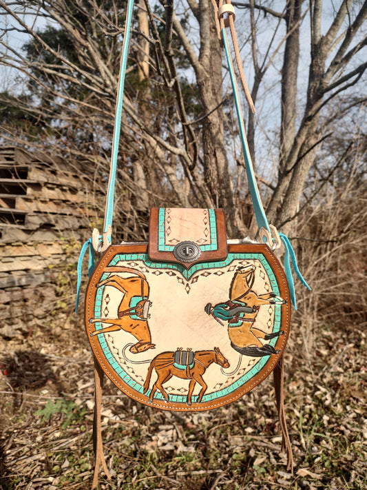 Mule Train Round Crossbody